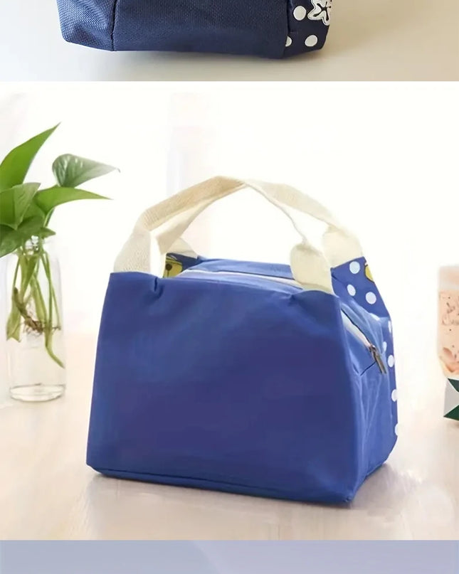 Stitch Anime Insulated Lunch Bag, Thermal Lunch Box Satchel Bag For Office, Picnic, Beach, Travel, Cute Cartoon Lunch Bag