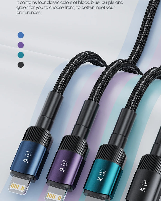 Toocki USB Type C Cable Fast Charging USB C Charger Cord For iPhone 15 14 13 12 11 Huawei P40 P30 Realme Oppo Oneplus Samsung