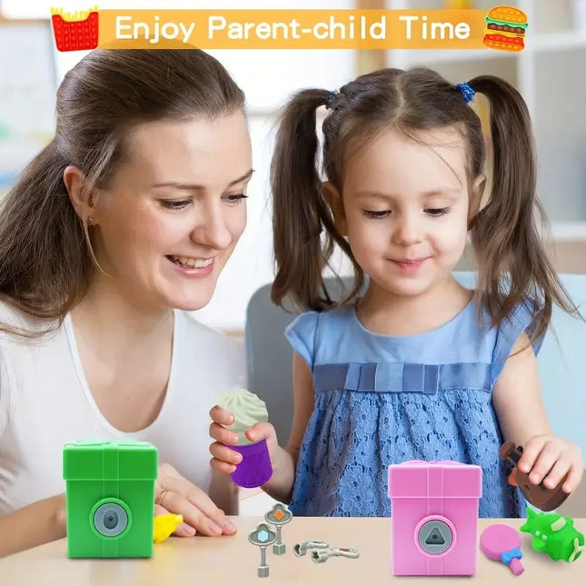 Toddler Learning Toys Montessori Train Set with Farm Animals Counting Sorting Toys Fine Motor Finger Puppets Games For Gifts