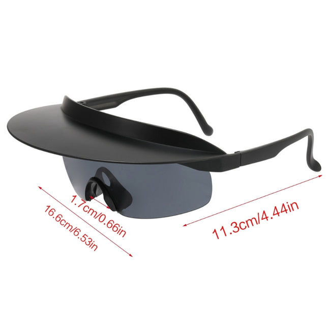 Visor Attaches To Sunglasses Sunglasses With Visor Attached Cycling Sunglasses Visor Shade Sunglasses Windproof Sunglass