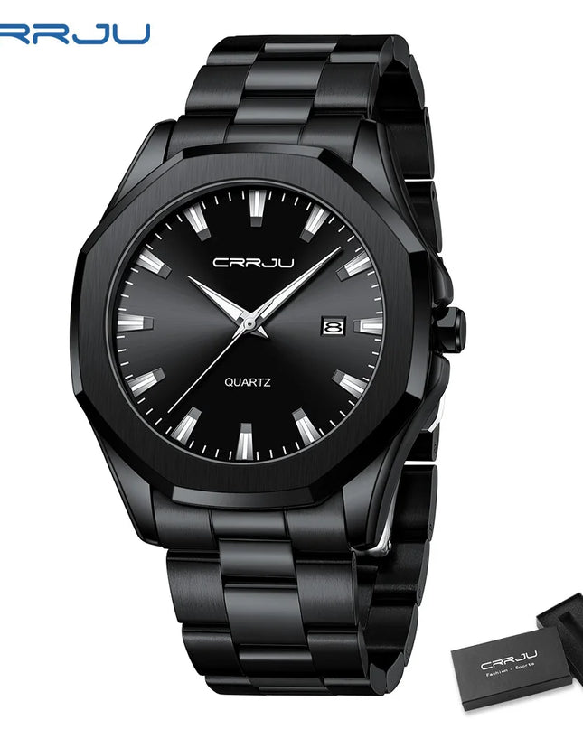 Watches for Men Classic with Date Business Dress Luxury Waterproof Luminous Mens Wrist Watch Analog Stainless Steel Men Watch