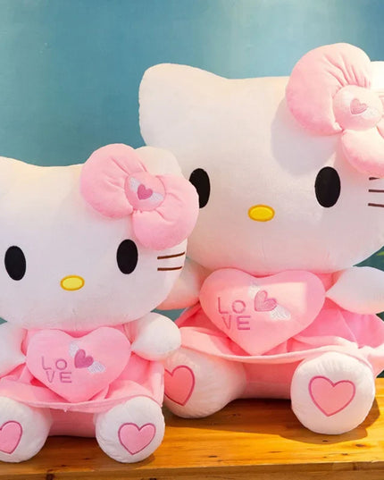 Hello Kitty Plush Stuffed Toys 25-55cm Cute Anime Cartoon Soft Pillow Doll For Children Birthday Xmas Gifts