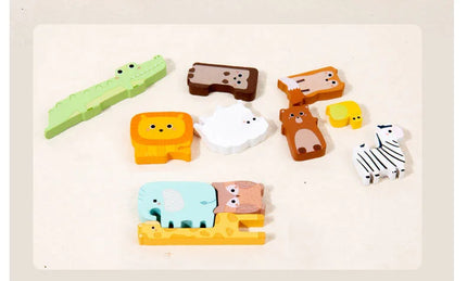 Montessori Wooden Toys Kids Busy Board Shape & Number Matching Digital Shape Educational Toys For Children Gifts