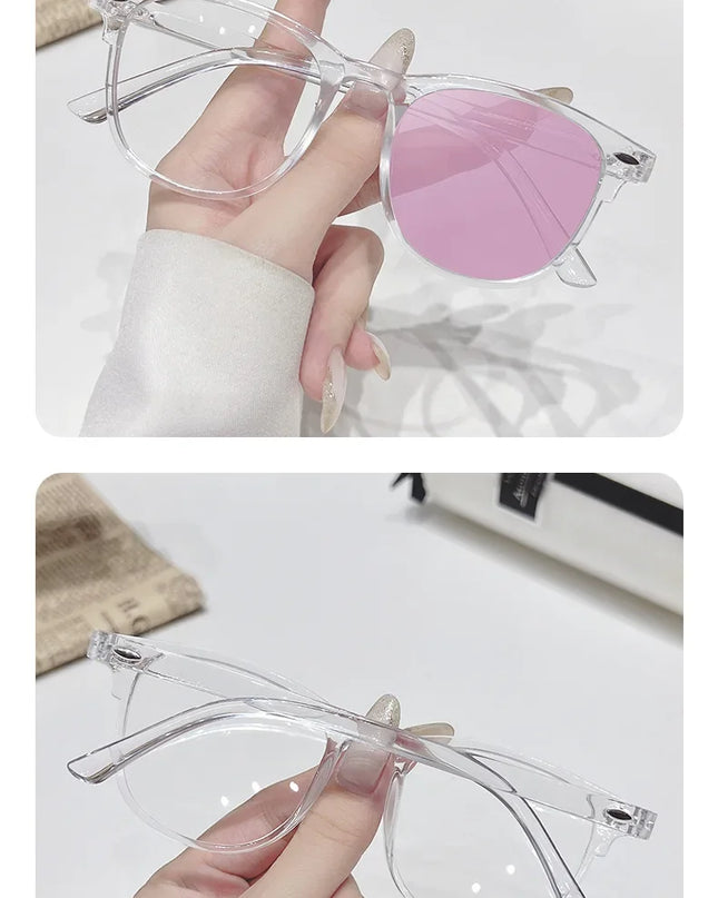 2025 Brand New Sunglasses for Men Women Photochromic Lenses Korean Style Trendy Eyewear Summer Outdoor Beach Sun Glasses