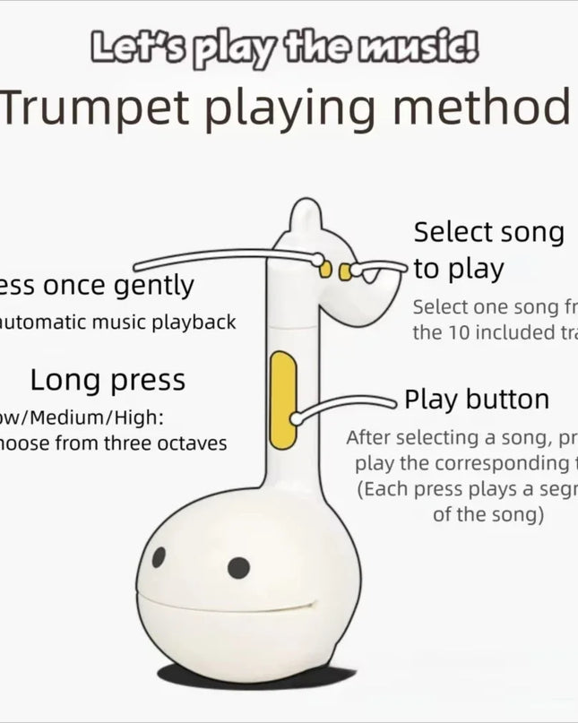 Electronic Music Toys - Creative Sound-producing Electronic Toys, Soothing And Relaxing Musical Instruments Cute Musical Notes