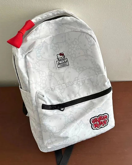 Hello kitty cartoon backpack Sanrio new animation cute student school bag outdoor travel storage large capacity backpack gift