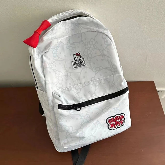Hello kitty cartoon backpack Sanrio new animation cute student school bag outdoor travel storage large capacity backpack gift