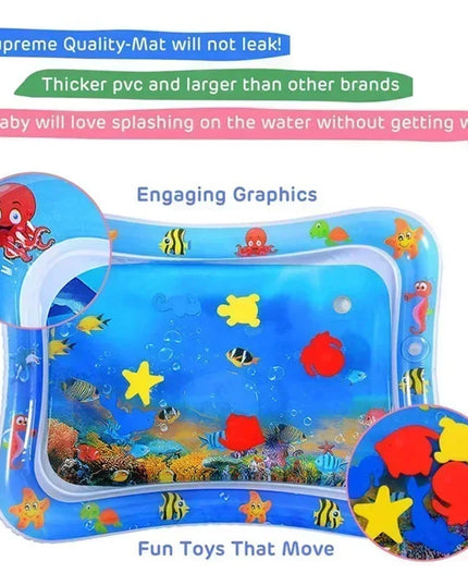 Baby Water Play Mat PVC Inflatable Cushion Infant Tummy Time Summer Toddler Water Pad Kids Early Education Developing Toys Gift