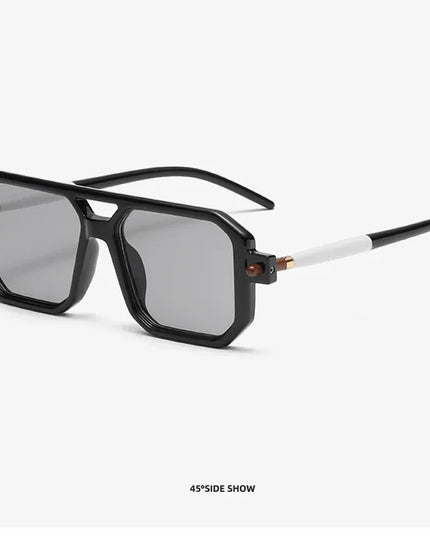 Square Sunglasses For Men Women Blue Light Blocking Shades UV400 Sun Glasses Luxury Thick Frame Eyeglasses Driving Eyewear