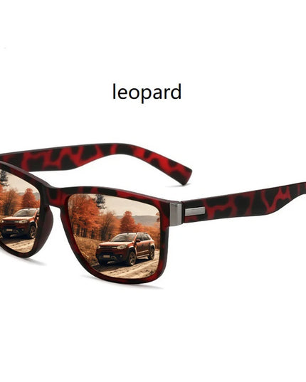 4 PCS Fashion Vintage Pattern Square Sunglasses Men Women Fishing Driving Man Luxury Brand Designer Sun Glasses UV400 Eyewear ﻿