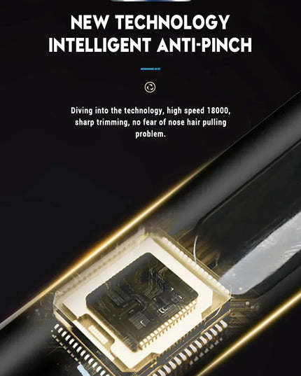 2 In 1 Electric Portable Ear And Nose Hair Trimmer Clipper 2024 Professional Painless Portable Eyebrow For Men