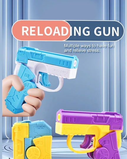 Toy Gun Mini Fidget Toy Spinner Pistol Kids Decompression Novelty Toy Hot Selling Popular Sensory Play Anti-Stress for Kids