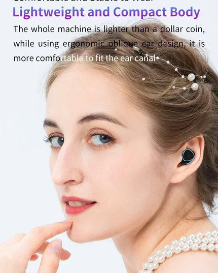 M10 Wireless Headphone Bluetooth Earphones Waterproof Earpieces Sport Earbuds For Huawei Iphone OPPO Xiaomi TWS Music Headset