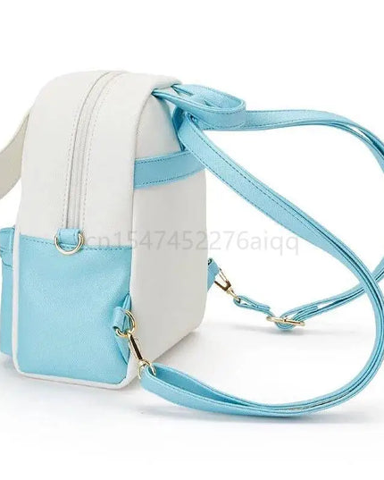 Sanrio Kawaii Hello Kitty Cinnamoroll My Melody Kuromi Pom Pom Purin Backpack Crossbody Messenger Bag Small Schoolbag Y2k Bag
