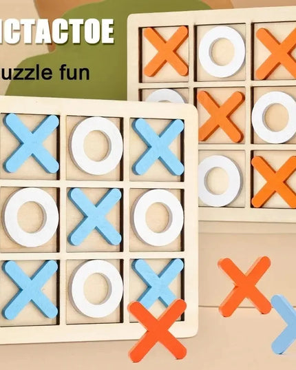 Montessori Wooden Board Table Games Chess Educational Interaction Puzzle Training Brain Thinking Intelligence Game For  Children