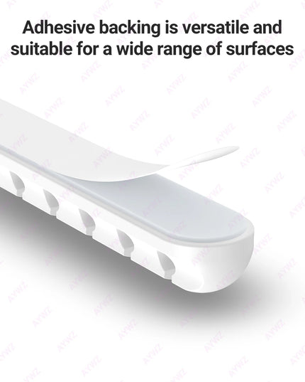 Adhesive Cable Holder Clips Cord Management Wire Organizer for Desktop USB Charging Cable Nightstand Power Cord Mouse Cable 1pc