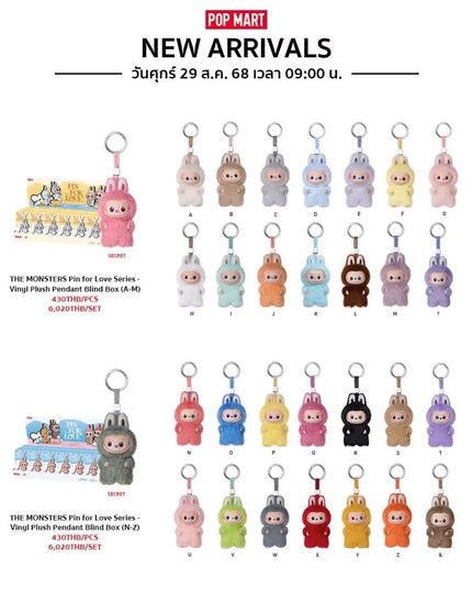 POP MART Labubu The Monsters Pin For Love Series Blind Box Rare Hidden Limited Edition Collectible Toy Gift for Kids Adults 2025