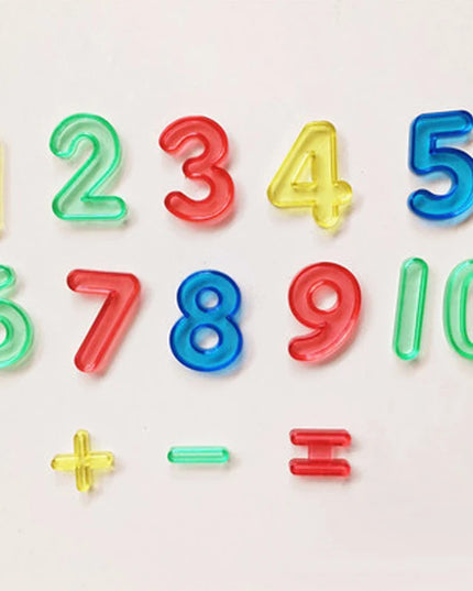 Montessori Transparent Letters And Numbers Toddler Learning Resources Educational Toys Counting And Spelling For Kids