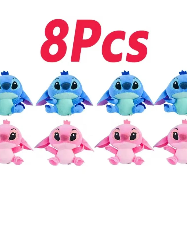 12cm 20cm 25cm Stitch Stuffed Plush Models Cartoon Stuffed Plush Dolls Anime Plush Baby Toys Kawaii Kids Birthday Gift