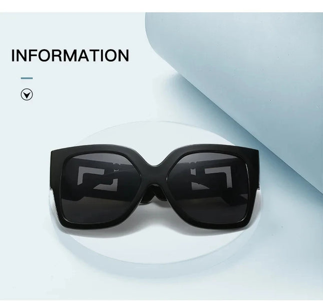 Sunglasses Men Women Vintage Oversize Trendy Square Gradient Shades Sun Glasses 2023 Luxury Brand Design Fashion UV400 Eyewear