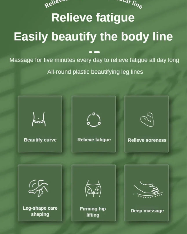 Leg Roller Massager Cellulite Massager Manual Muscle Massager Roller Multi-function Pelvic Floor Muscle Trainer Beauty Tools New