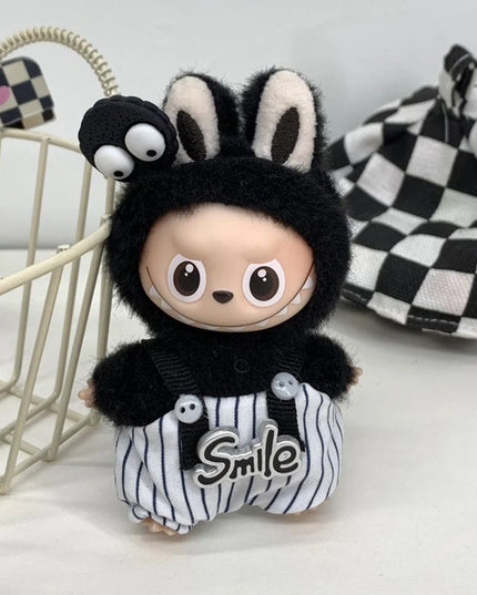 New For Mini Labubu 4.0 The Monsters Pin for Love Series Spring in the Wild Animal Jumpsuit Set For Labubu Doll Accessories Gift