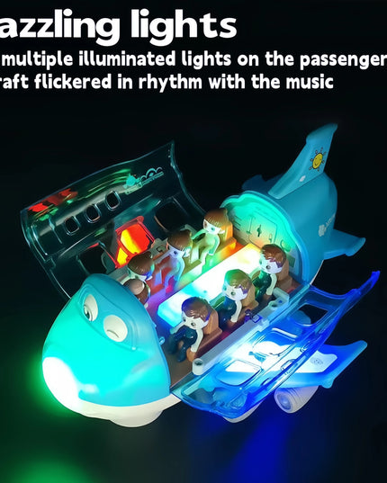 Children's toys: Electric airplane toys/car airplane models/Lights and music - boys' and girls' transportation toys, Christmas