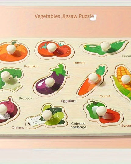 Montessori early education geometry beginner puzzle board, hand-held fixed board puzzle development, puzzle block shape matching