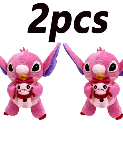 12cm 20cm 25cm Stitch Stuffed Plush Models Cartoon Stuffed Plush Dolls Anime Plush Baby Toys Kawaii Kids Birthday Gift