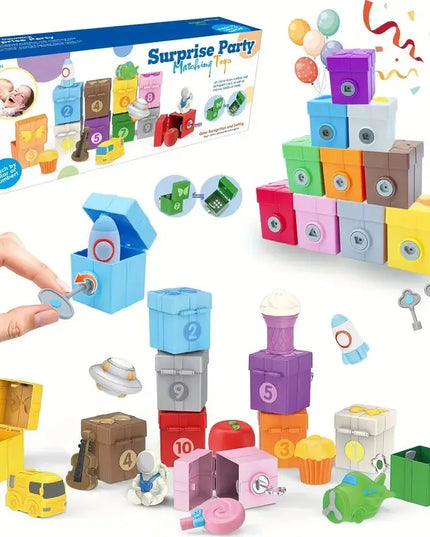 Toddler Learning Toys Montessori Train Set with Farm Animals Counting Sorting Toys Fine Motor Finger Puppets Games For Gifts