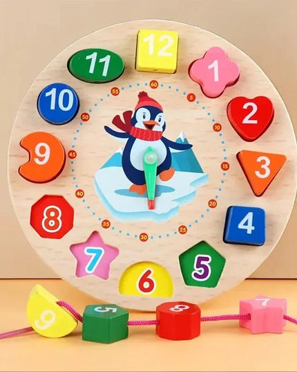 Montessori Wooden Toys for Babies 1 2 3 Years Boy Girl Gift Baby Development Games Wood Puzzle for Kids Educational Learning Toy