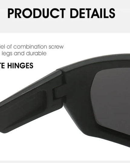 New Sunglasses for Men Sport Polarized Square Frame Camouflage Sun Glasses Driving Fishing Cycling Skiing Sun Eyewear UV400
