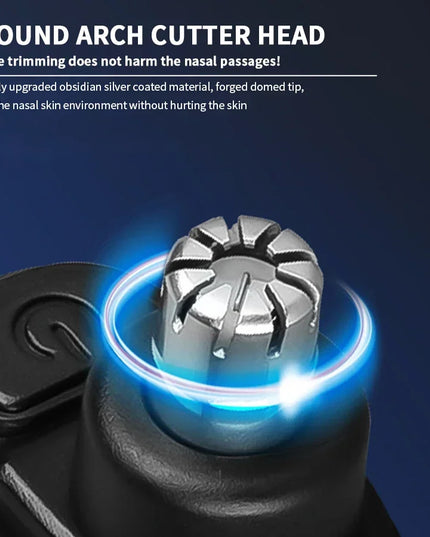 2 In 1 Electric Portable Ear And Nose Hair Trimmer Clipper 2024 Professional Painless Portable Eyebrow For Men