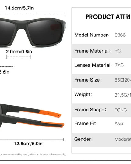 New Sunglasses for Men Sport Polarized Square Frame Camouflage Sun Glasses Driving Fishing Cycling Skiing Sun Eyewear UV400
