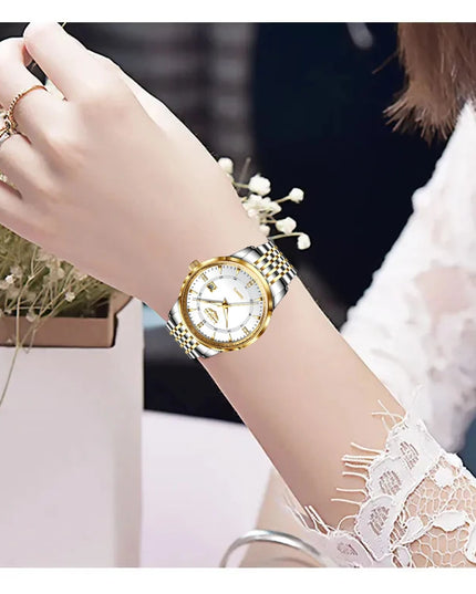 LIGE New Waterproof Watches Women Fashion Women's Bracelet Watch Top Brand Luxury Date Quartz Watch for Women Relogio Feminino