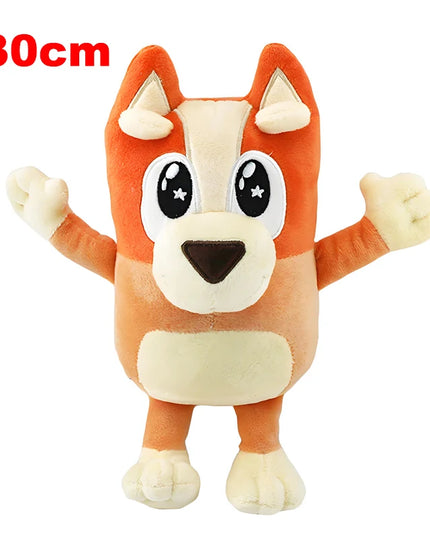 20/30CM Bluey And Bingo Plush Dolls Shining Star Eye Bluey Bingo Anime Plush Stuffed Toys Birthday Christmas Gift For Children