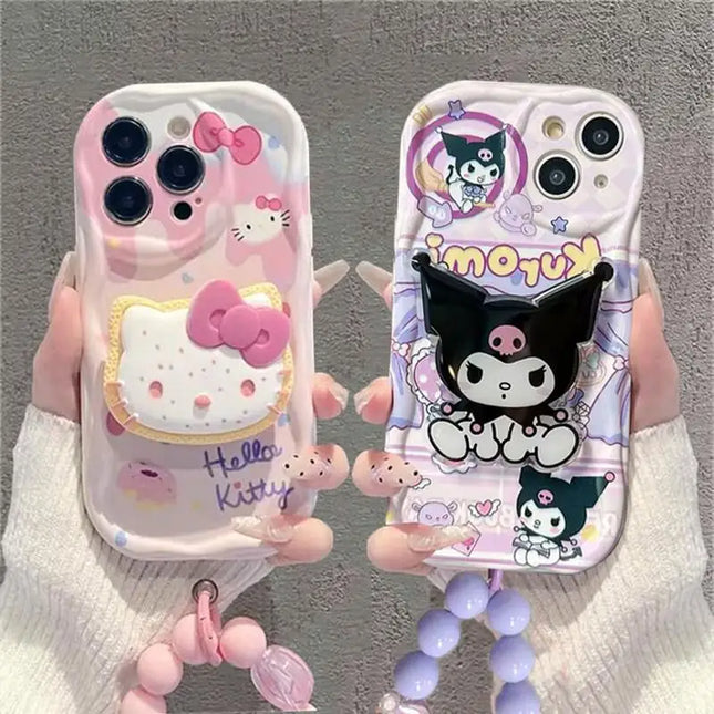 Kuromi Hello Kitty Phone Case For Samsung Galaxy A55 A16 A05 A05S A06 A52 A32 A72 A13 A31 A51 A71 A04E A04 A50 A30 A21S A22 A23
