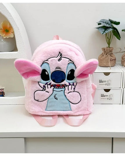 Stitch Backpack  Japanese Blue Funny Cartoon Large-Capacity Student Backpack Kindergarten Bag Kawaii Backpack
