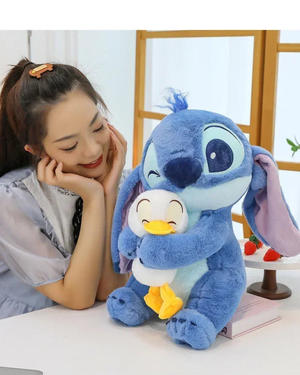 30/45cm  Stitch Plush Toy - Cute Lilo & Stitch Doll,Kawaii Donald Duck Stuffed Animal,Soft Birthday Gift for Kids Children