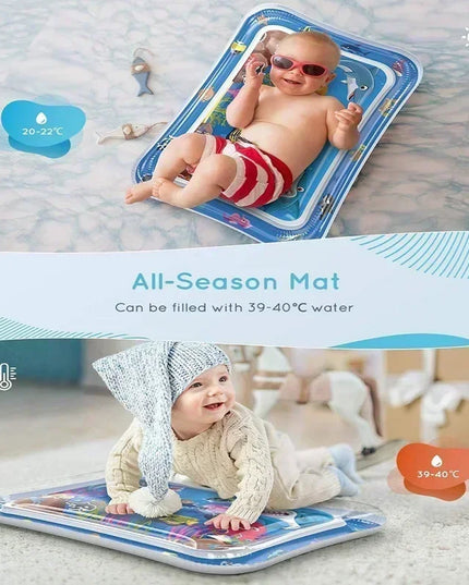 Baby Water Play Mat PVC Inflatable Cushion Infant Tummy Time Summer Toddler Water Pad Kids Early Education Developing Toys Gift