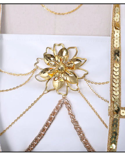 Anime Mira White PU Uniform Cosplay Costume Wig Woman Christmas Halloween Party Clothing