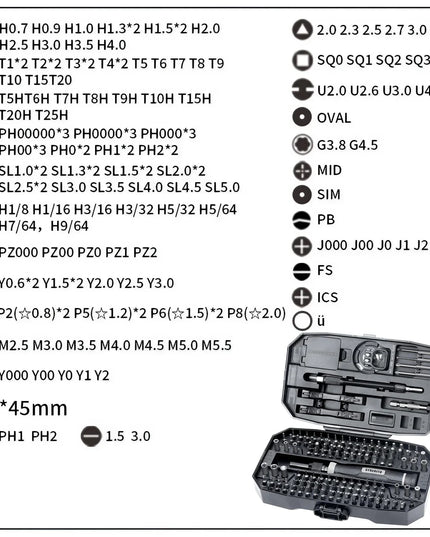 Precision Screwdriver Set, Laptop Tool Kit, 152/25 in 1 Professional Computer Screwdriver Repair Kit T5 T6 Torx Screwdriver