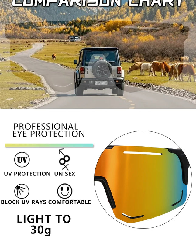 Cycling Sunglasses Men Women Mountain Bike Road Eyewear Bicycle Riding Outdoor Sports Glasses Hiking Running Baseball Goggles