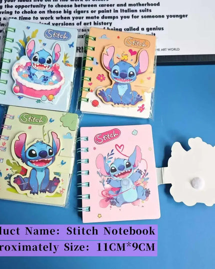 New Stitch Notebook Cute Anime Cartoon School Supplies Portable Diary Fashion Office Supplies Coil Book Children Holiday Gift