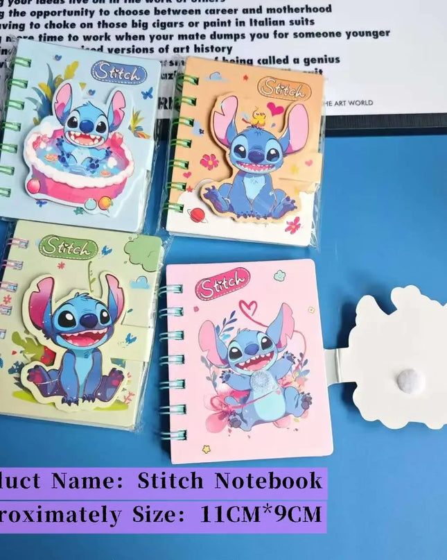 New Stitch Notebook Cute Anime Cartoon School Supplies Portable Diary Fashion Office Supplies Coil Book Children Holiday Gift