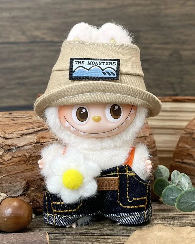 For Labubu 4.0 The Monsters Pin for Love Series Spring in the Wild Dinosaur Plush Set For Labubu V4 Doll Accessories