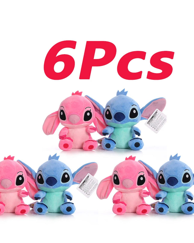 12cm 20cm 25cm Stitch Stuffed Plush Models Cartoon Stuffed Plush Dolls Anime Plush Baby Toys Kawaii Kids Birthday Gift