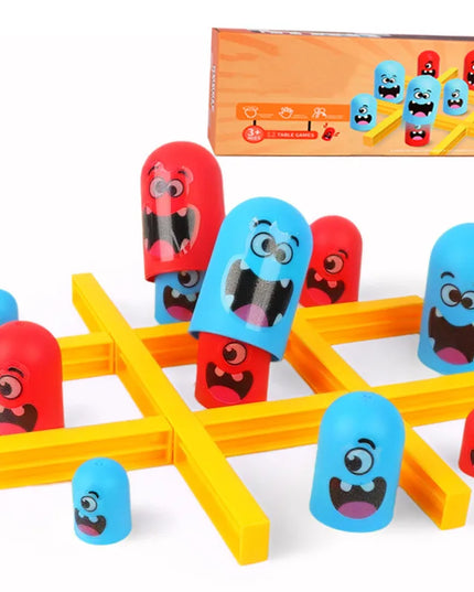 Tic Tac Toe Game Children Fun Table Board Intelligence Montessori Games Intellectual Parent-child Interaction for Children Toys
