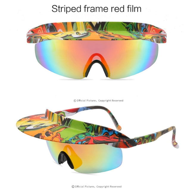 Visor Attaches To Sunglasses Sunglasses With Visor Attached Cycling Sunglasses Visor Shade Sunglasses Windproof Sunglass