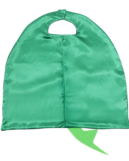 Kids Blue Dinosaur Cloak Dress Up Costume with Tail Mask Animal Play Children Halloween Party Wrist Toys Gifts